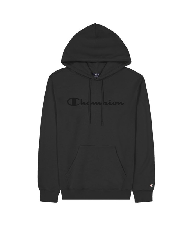 Sudadera Champion Hooded Sweatshirt Negro Hombre