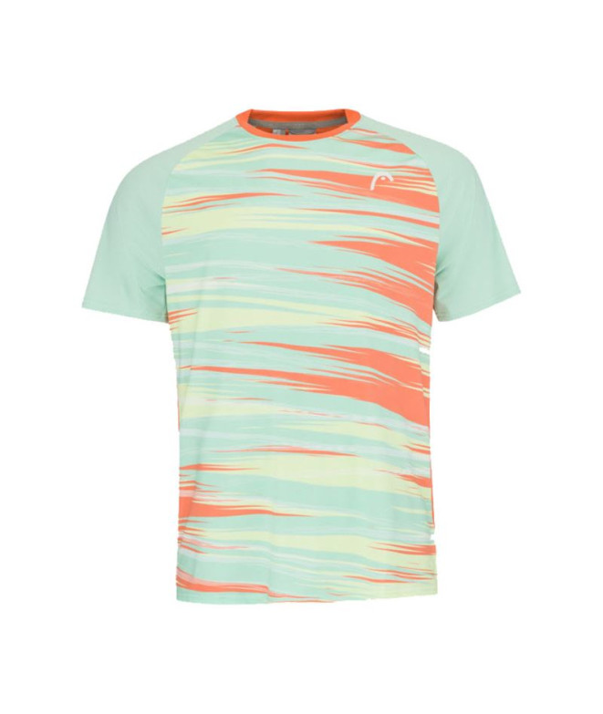 Camiseta de Tenis Head Topspin Hombre Verde