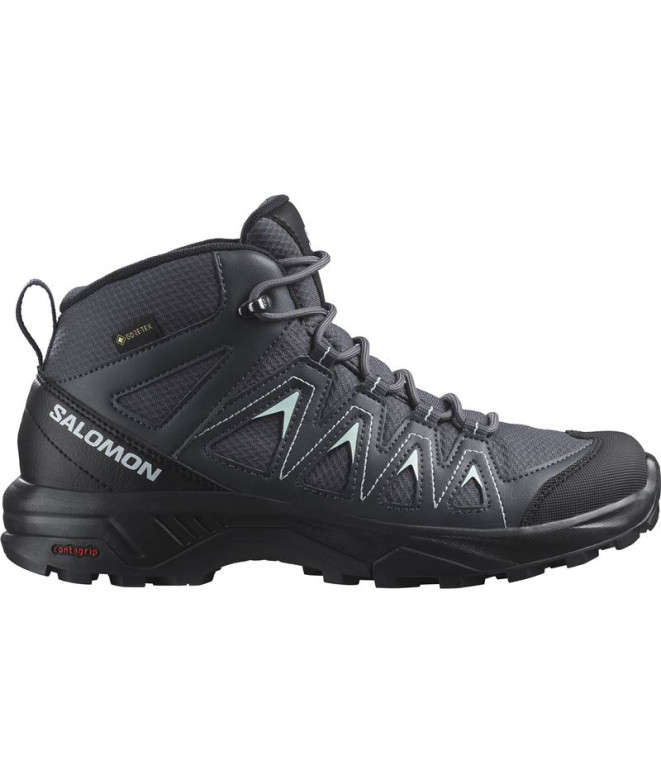 Botas de Montaña Salomon X Braze Mid Gore-Tex Negr