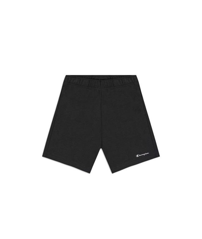 Pantalones Champion Bermuda Negro Hombre
