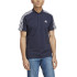 Polo adidas 3 Stripes Hombre Negro