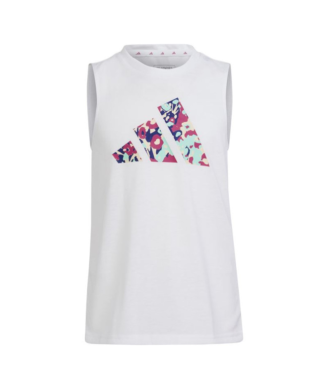 Camiseta de Fitness adidas G Tr-Es  Tk Blanco Niña