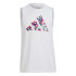Camiseta de Fitness adidas G Tr-Es  Tk Blanco Niña