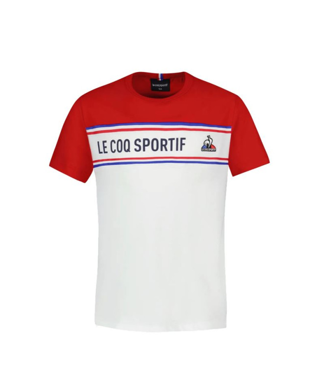 Camiseta Le Coq Sportif N°2 Tricolore Blanco...