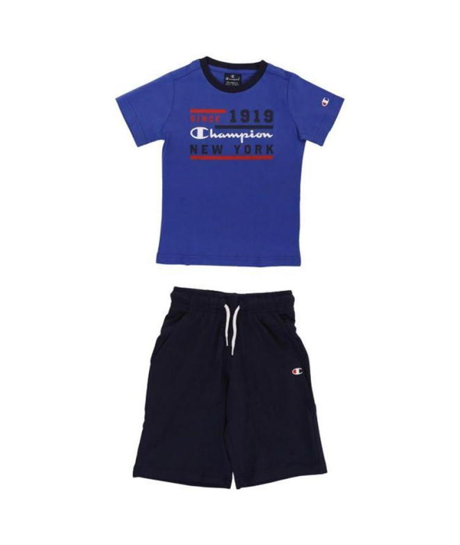 Conjunto Champion Set Azul Niño