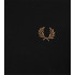 Polo Fred Perry Twin Tipped negro/dorado Hombre