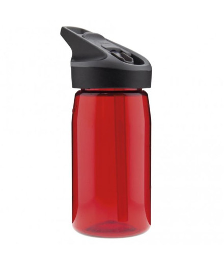 Botella Tritan 0.45 L. Rojo tapón Jannu