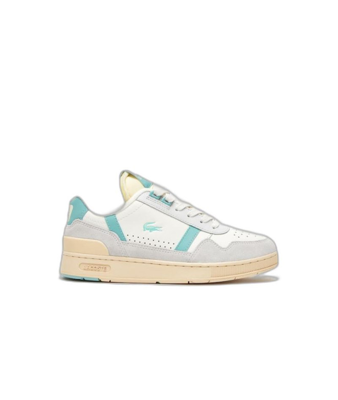 Zapatillas Lacoste T-Clip Leather Colour Pop...