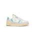 Zapatillas Lacoste T-Clip Leather Colour Pop Blanco Mujer