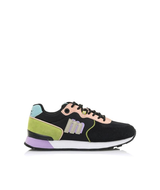 Zapatillas Mustang Attitude Nole Negro Mujer