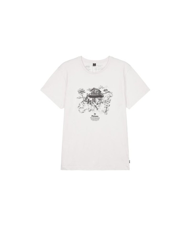 Camiseta Picture D&S Surf Cabin Natural Blanco...