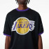 Camiseta New Era NBA Mesh LA Lakers Negro Hombre