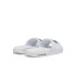 Chanclas Lacoste Croco Dualiste Synthetic Logo Strap Blanco Mujer