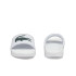 Chanclas Lacoste Croco Dualiste Synthetic Logo Strap Blanco Mujer