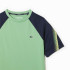 Camiseta Lacoste Sport Regular Fit Color-Block Tennis Verde Hombre