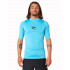 Licra Rip Curl Licra Rip Curl Corps S/S Hombre Azul turquesa