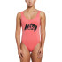 Bañador de natación Nike U-Back One Piece Mujer Coral