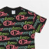 Camiseta Champion Crewneck Croptop Negro Mujer