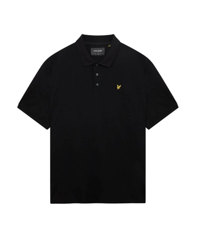 Polo Lyle & Scott V1-Plain Hombre Negro