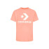 Camiseta Converse Standard Fit Center Front Large Logo Star Chevron Beige