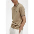 Polo Fred Perry Twin Tipped Hombre Marrón