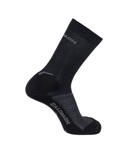 Calcetines de Trail Salomon Speedcross Crew Black White