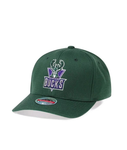 Gorra Mitchell & Ness Milwaukee Bucks Verde