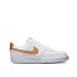 Zapatillas Nike Court Vision Low Next Nature Mujer Blanco Oro