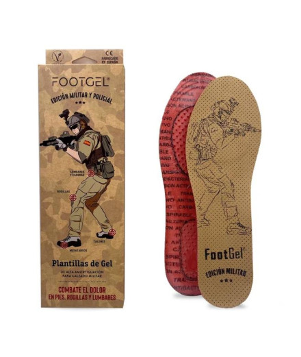 Plantilla Footgel Militar y Policial Eucalipto