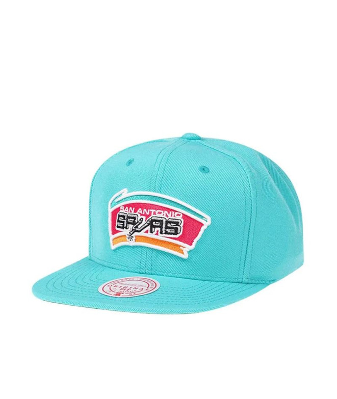 Gorra Mitchell & Ness San Antonio Spurs Teal