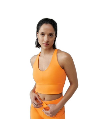 Sujetador deportivo Born Living Yoga Seia Papaya Mujer