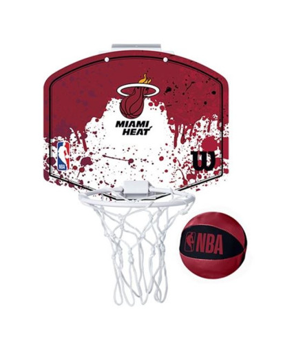 Canasta de Baloncesto Wilson Nba Team Mini Hoop Mia Heat
