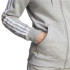 Chaqueta adidas 3 Stripes Fleece Hoodie Mujer
