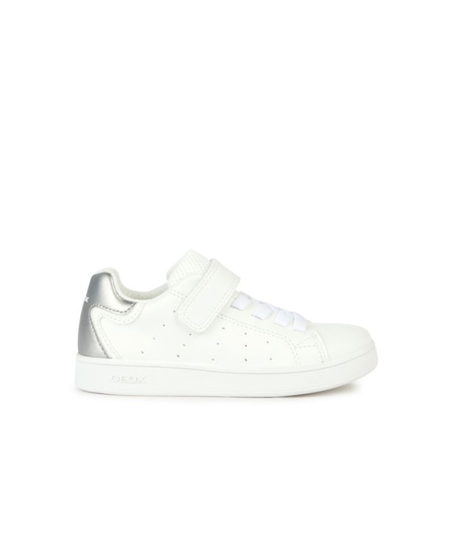 Zapatillas Geox Eclyper Niña Blanco/Silver