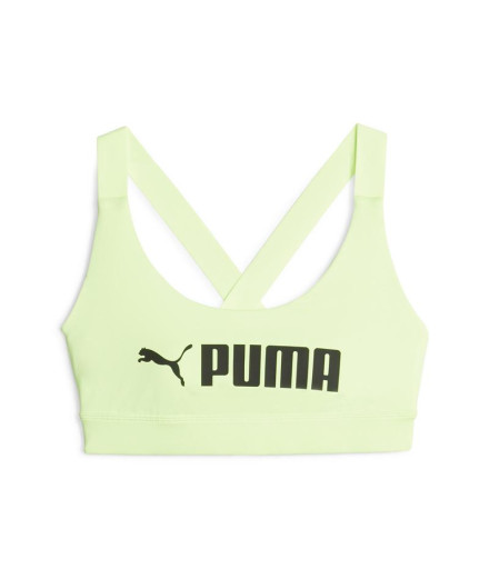Sujetador deportivo de Fitness Puma Mid Impact Puma Fit...