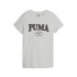 Camiseta Casual Puma Squad Graphicc Tlight Gray Hea Mujer