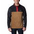 Forro polar de Montaña Columbia Steens Mountain™ Half Snap Brown Hombre