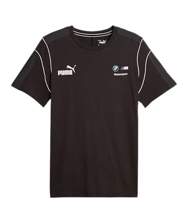 Camiseta Casual Puma Bmw Mms Mt7 Negro Hombre