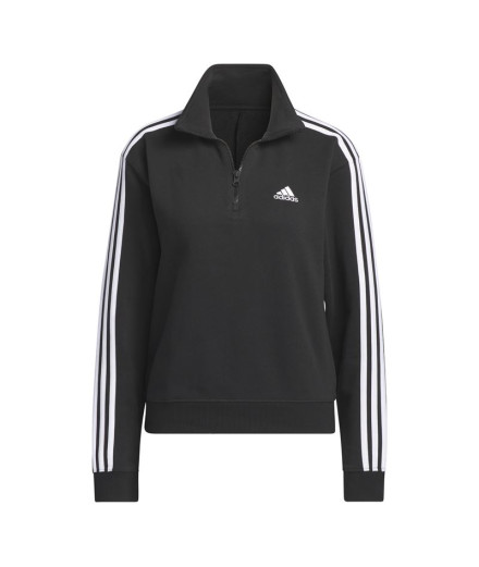 Sudadera adidas 3S Ft Qz Mujer