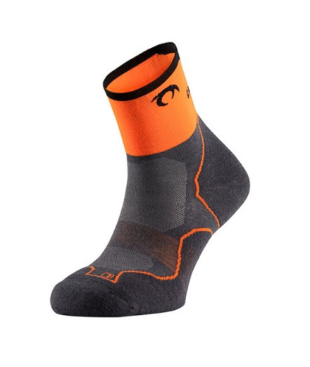 Calcetines de Running Lurbel Rise Five Negro/Naranja