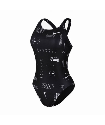 Bañador de Natación Nike Fastback One Piece Mujer Negro