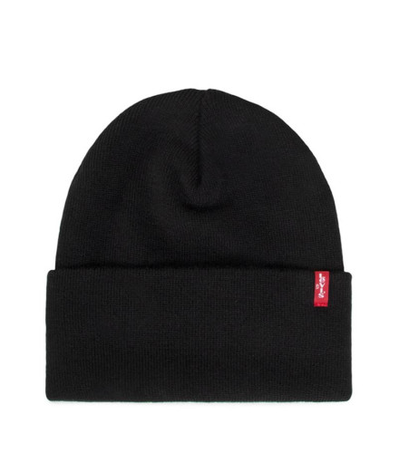 Gorro Levi's Slouchy Red Tab Beanie Regular Black