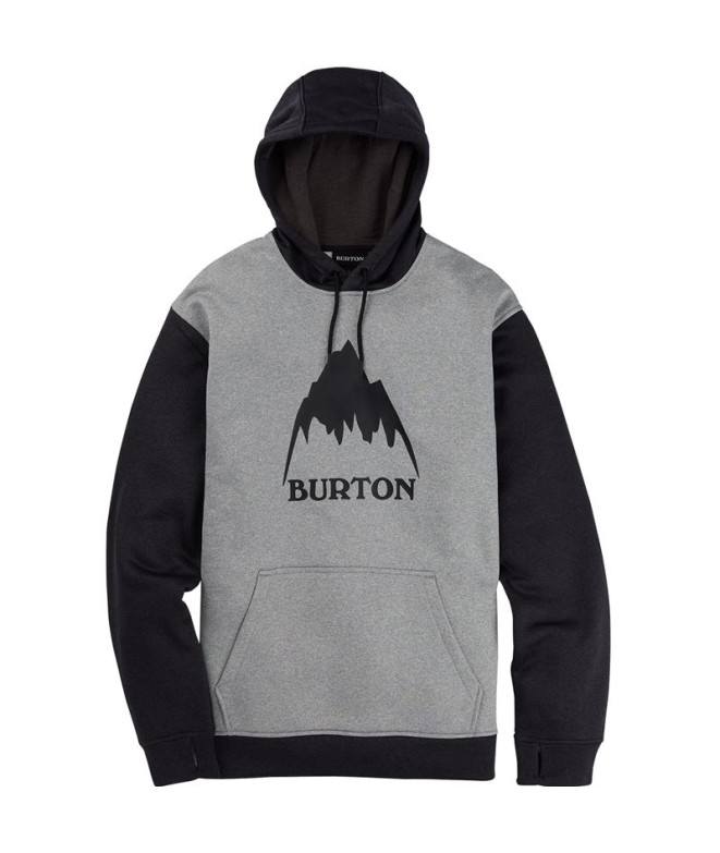 Sudadera Burton Oak Hombre Gris