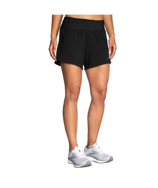 Pantalón de Running Brooks Chaser 5" Black Mujer