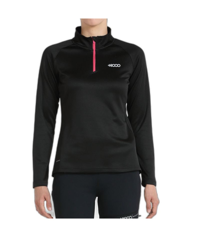 Camiseta de Montaña +8000 Pagoeta Negro Mujer
