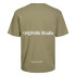 Camiseta Jack & Jones Jorvesterbro Back Tee Ss Crew Neck Sn Aloe