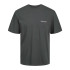 Camiseta Jack & Jones Jorvesterbro Back Tee Ss Crew Neck Sn Asphalt