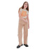 Pantalones 24Colours Mujer Beige