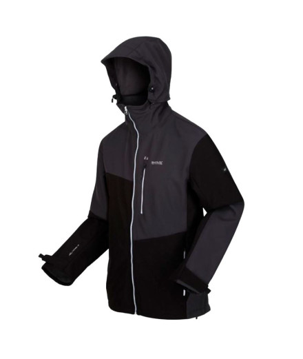 Cortavientos de Montaña Regatta Hewitts IX Black/Ash Hombre
