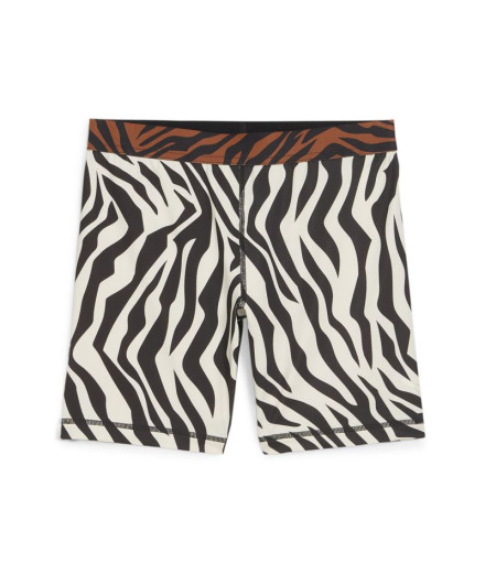 Mallas de Fitness Puma Animal Remix 5" Bike Zebra Mujer